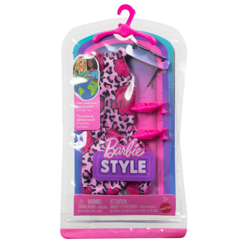 Mattel Barbie Βραδινό Φόρεμα Roses με Αξεσουάρ (GWC27)
