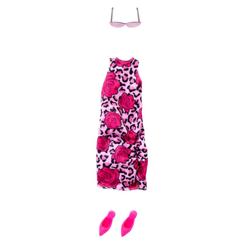 Mattel Barbie Βραδινό Φόρεμα Roses με Αξεσουάρ (GWC27)