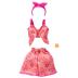 Mattel Barbie Βραδινά Σύνολά Φούστα/Μπλούζα Orange με Αξεσουάρ (GWC27)