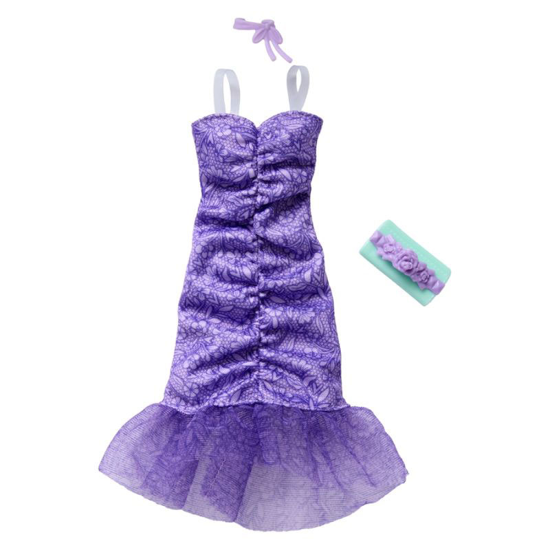 Mattel Barbie Βραδινό Φόρεμα Purple με Αξεσουάρ (GWC27)