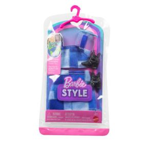 Mattel Barbie Βραδινά Σύνολα Total Blue Φούστα/Μπλούζα με Αξεσουάρ (GWC27)