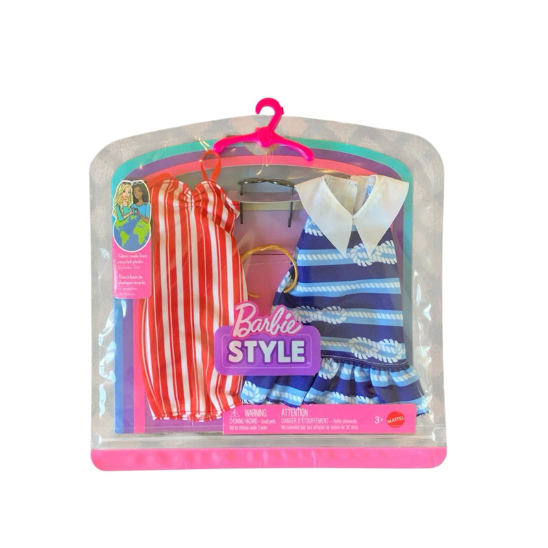 Mattel Barbie Μόδες J - Σετ Των 2 Nautical Themed