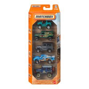 Mattel Matchbox Αυτοκινητάκια - Σετ Των 5 K - MBX Adventure Seekers JJP28