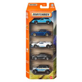 Mattel Matchbox Αυτοκινητάκια - Σετ Των 5 K - MBX European Motorway JJP32