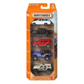 Mattel Matchbox Αυτοκινητάκια - Σετ Των 5 K - MBX Jeep JJP49