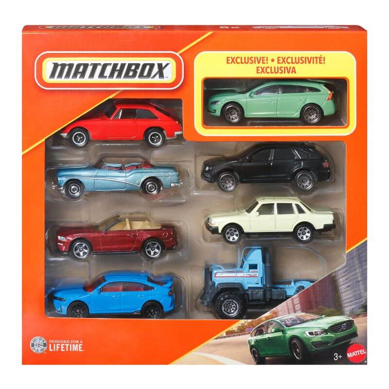 Mattel Matchbox Αυτοκινητάκια σετ των 8 P JJP51