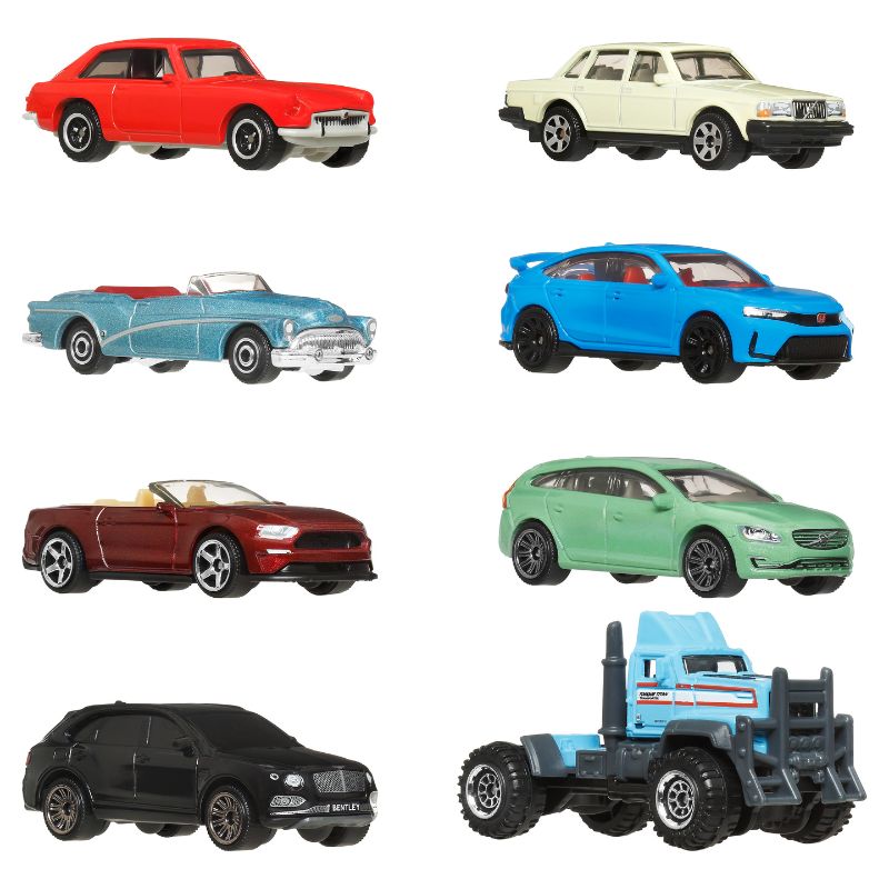 Mattel Matchbox Αυτοκινητάκια σετ των 8 P JJP51