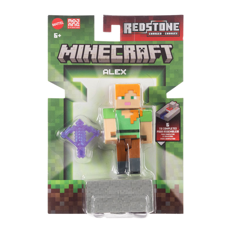 Mattel Minecraft B Φιγούρα 8cm Alex JJR91