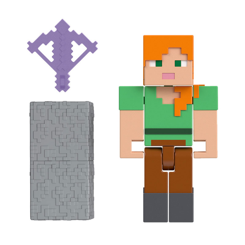 Mattel Minecraft B Φιγούρα 8cm Alex JJR91