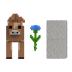 Mattel Minecraft B Φιγούρα 8cm Mooshroom JJR95