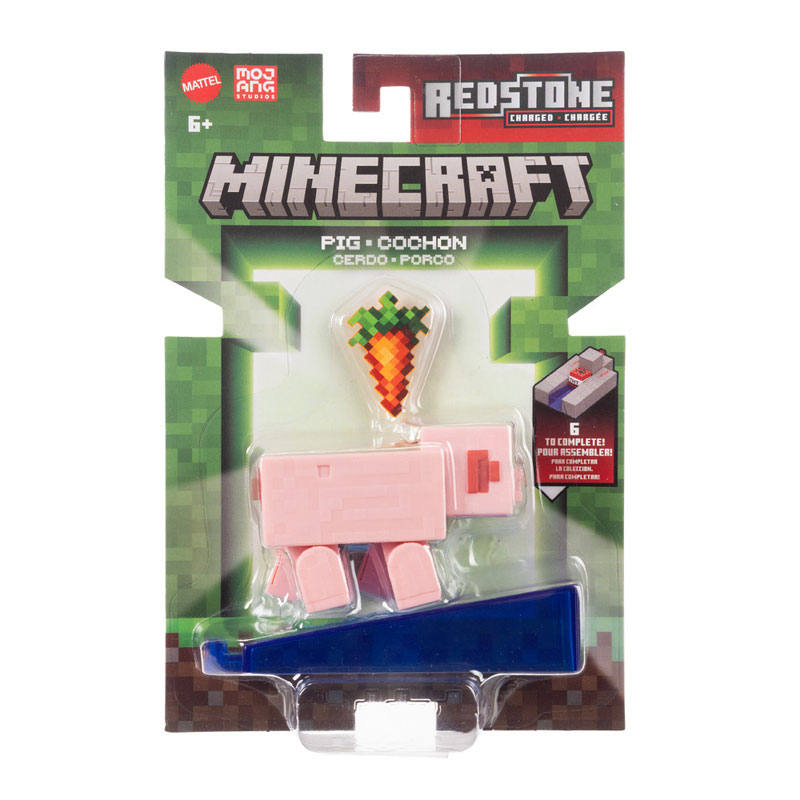 Mattel Minecraft B Φιγούρα 8cm Pig JJR96