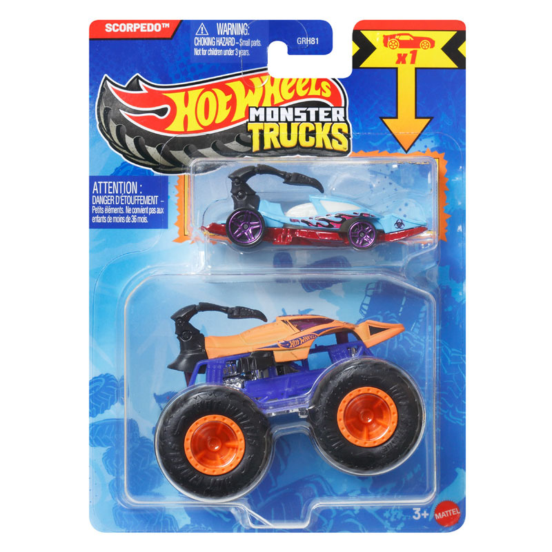 Mattel Hot Wheels Metal Monster T - Scorpedo JJT61