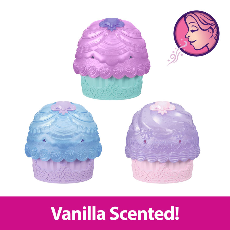 Mattel Disney Princess Μίνι Κούκλες Cupcake Reveal Έκπληξη - Σχέδια JJT70