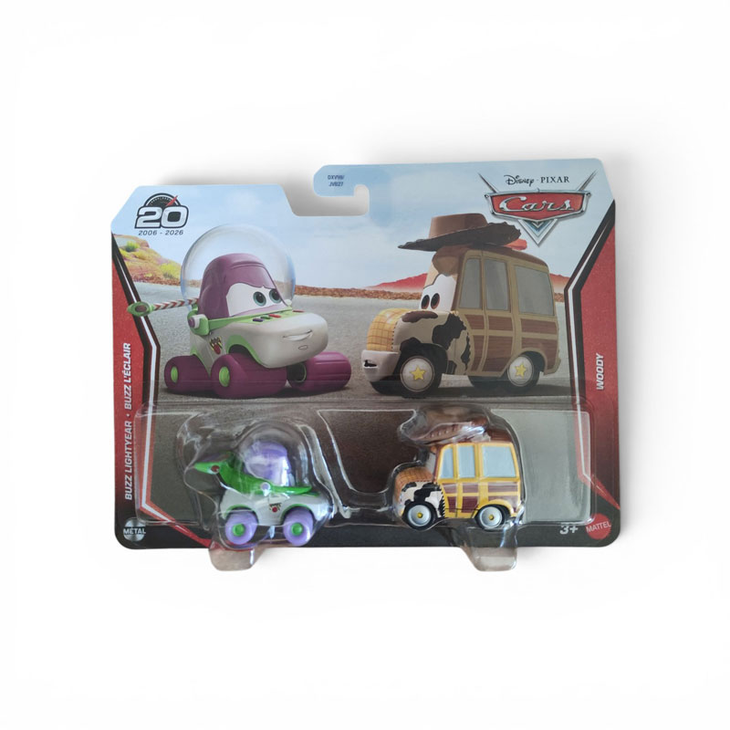 Mattel Disney Pixar Cars Αυτοκινητάκια G - Buzz Lightyear & Woody