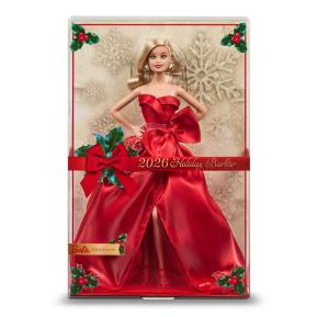 Mattel Barbie® Signature Holiday 2026 Blonde Doll JJX65