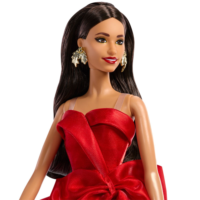 Mattel Barbie® Signature Holiday Brown Hair Brunette Doll JJX67