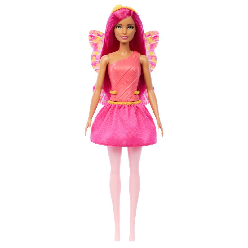 Mattel Barbie Fantasy Νεραΐδα Μπαλαρίνα Φούξια Μαλλιά