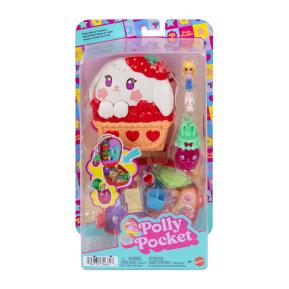 Mattel Polly Pocket™ & Adventures Compact Play Set E Ο κόσμος της Polly Picnic Bunny Compact