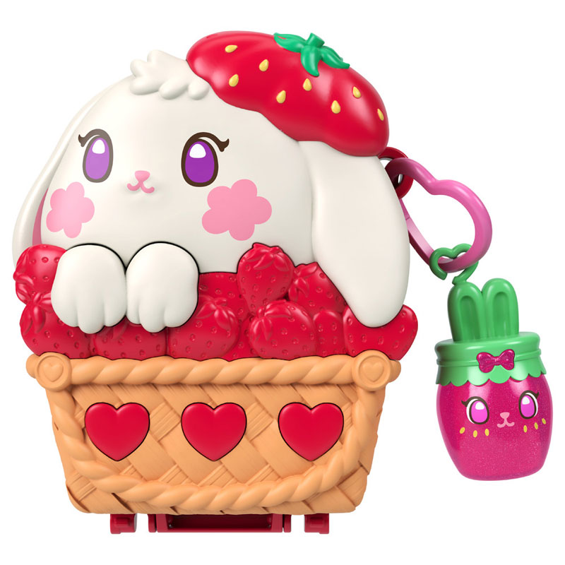 Mattel Polly Pocket™ & Adventures Compact Play Set E Ο κόσμος της Polly Picnic Bunny Compact