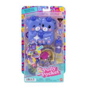 Mattel Polly Pocket™ & Adventures Compact Play Set E Ο κόσμος της Polly Blueberry Besties Compact