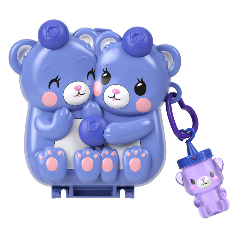 Mattel Polly Pocket™ & Adventures Compact Play Set E Ο κόσμος της Polly Blueberry Besties Compact