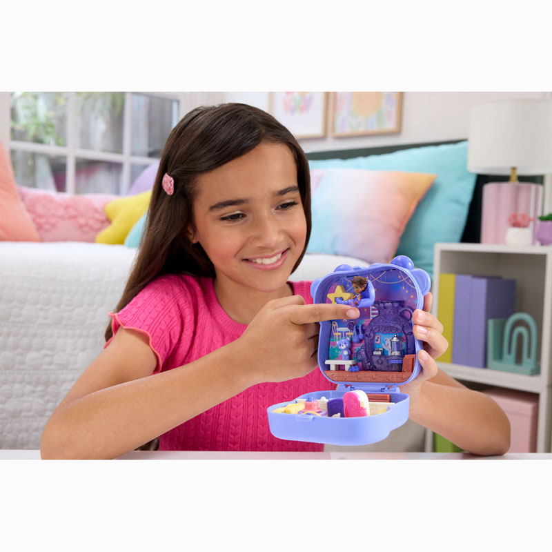 Mattel Polly Pocket™ & Adventures Compact Play Set E Ο κόσμος της Polly Blueberry Besties Compact