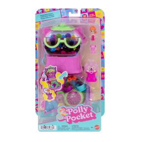 Mattel Polly Pocket™ & Adventures Compact Play Set E Ο κόσμος της Polly Gumball Kitty Compact