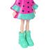 Mattel Polly Pocket Κούκλα με φουτεράκι - Νέον Ροζ Φράουλα JKC58