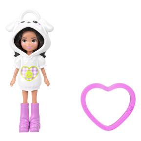 Mattel Polly Pocket Κούκλα με φουτεράκι - Λευκό Μήλο JKC60