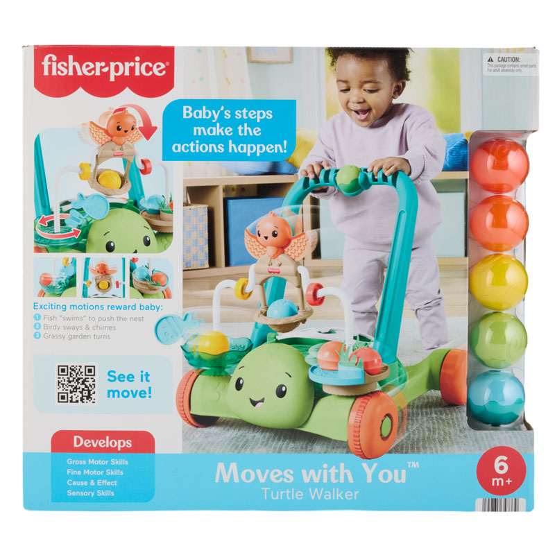 Fisher-Price® Moves With You™ Turtle Walker - Στράτα Χελώνα JKD63