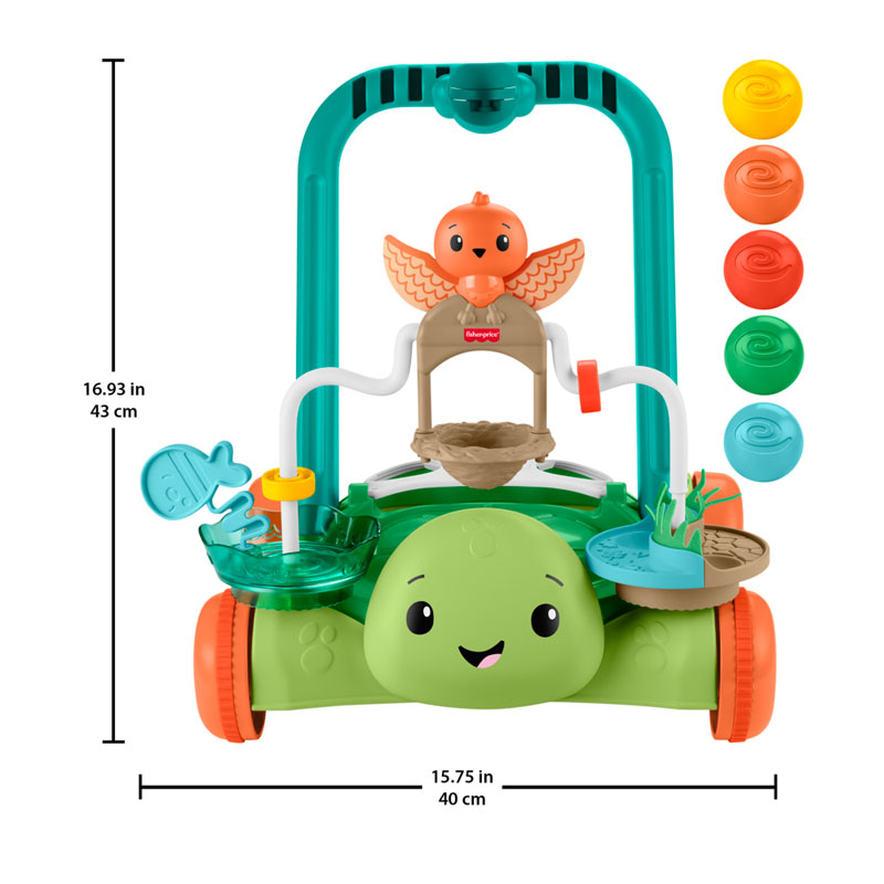 Fisher-Price® Moves With You™ Turtle Walker - Στράτα Χελώνα JKD63