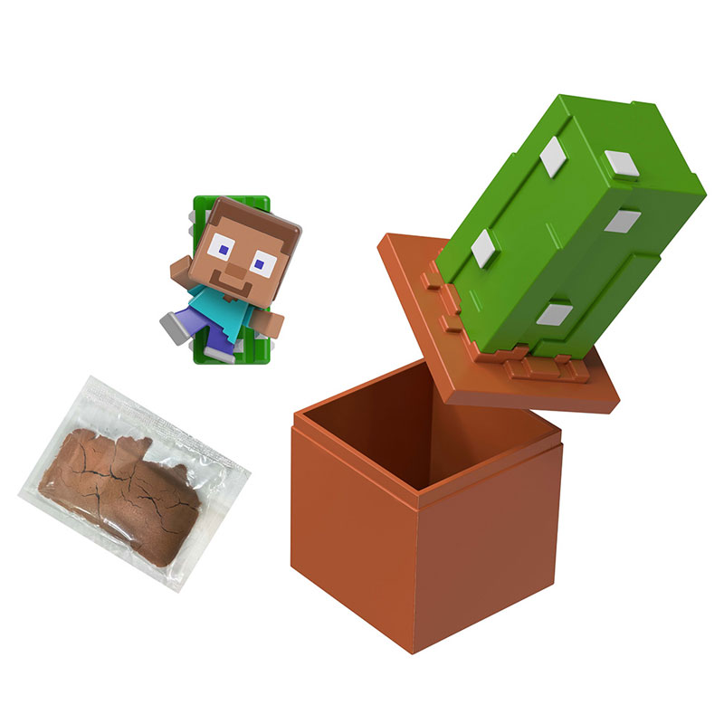 Mattel Minecraft Μίνι Φιγούρες Εξόρηξης 5cm - Steve JKF67