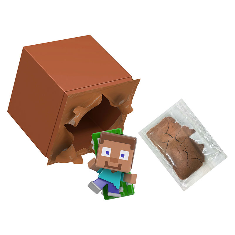 Mattel Minecraft Μίνι Φιγούρες Εξόρηξης 5cm - Steve JKF67