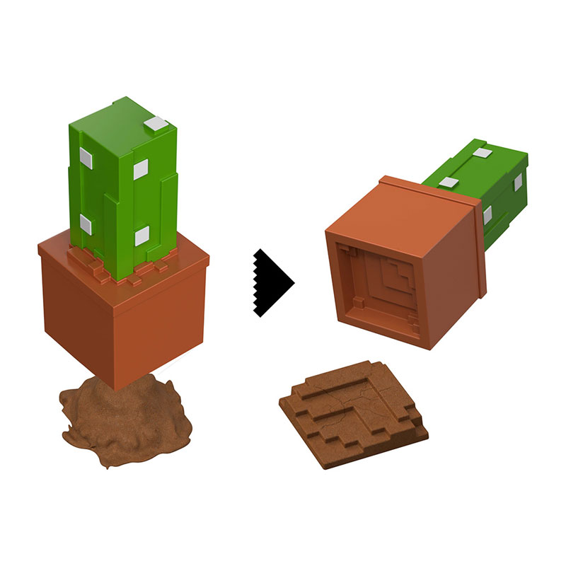 Mattel Minecraft Μίνι Φιγούρες Εξόρηξης 5cm - Steve JKF67