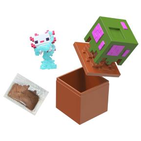 Mattel Minecraft Μίνι Φιγούρες Εξόρηξης 5cm - Axolotl JKF68