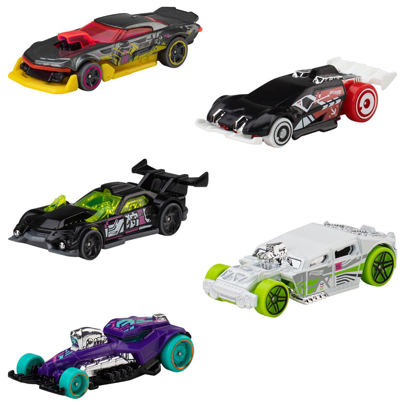 Mattel Hot Wheels Αυτοκινητάκια K Σετ Των 5 Cyber Noir JKG06