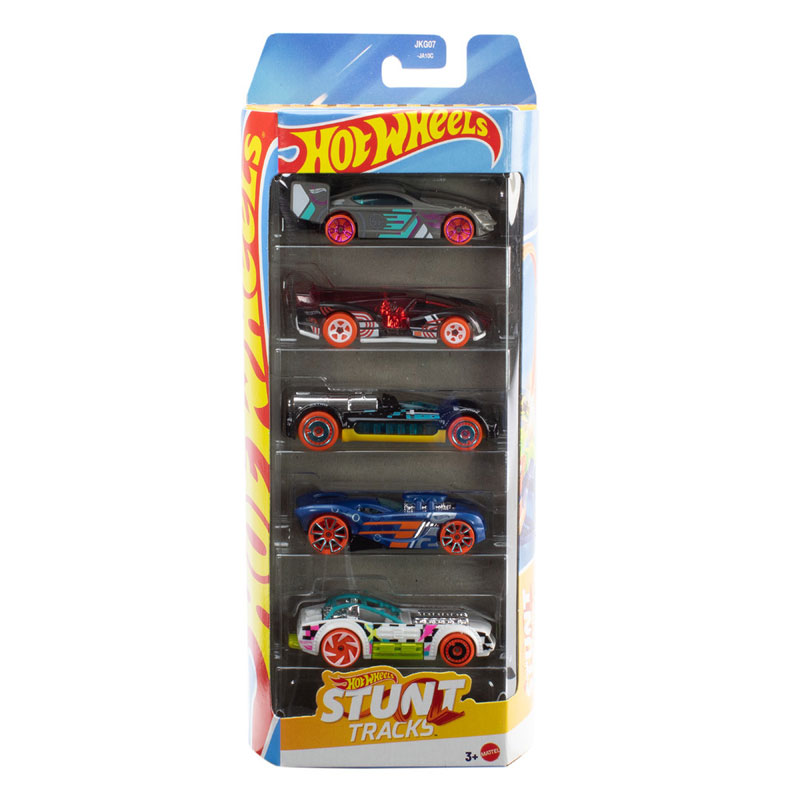 Mattel Hot Wheels Αυτοκινητάκια K Σετ Των 5 Stunt Tracks JKG07