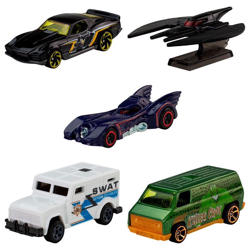 Mattel Hot Wheels Αυτοκινητάκια K Σετ Των 5 Batman JKG08