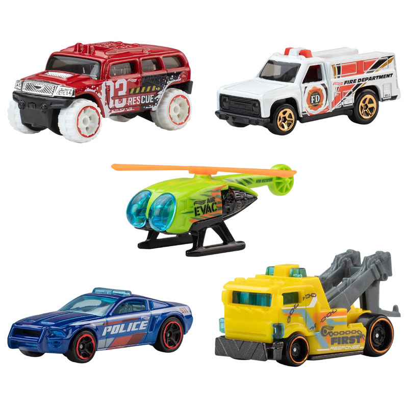 Mattel Hot Wheels Αυτοκινητάκια K Σετ Των 5 Priority Patrol JKG09