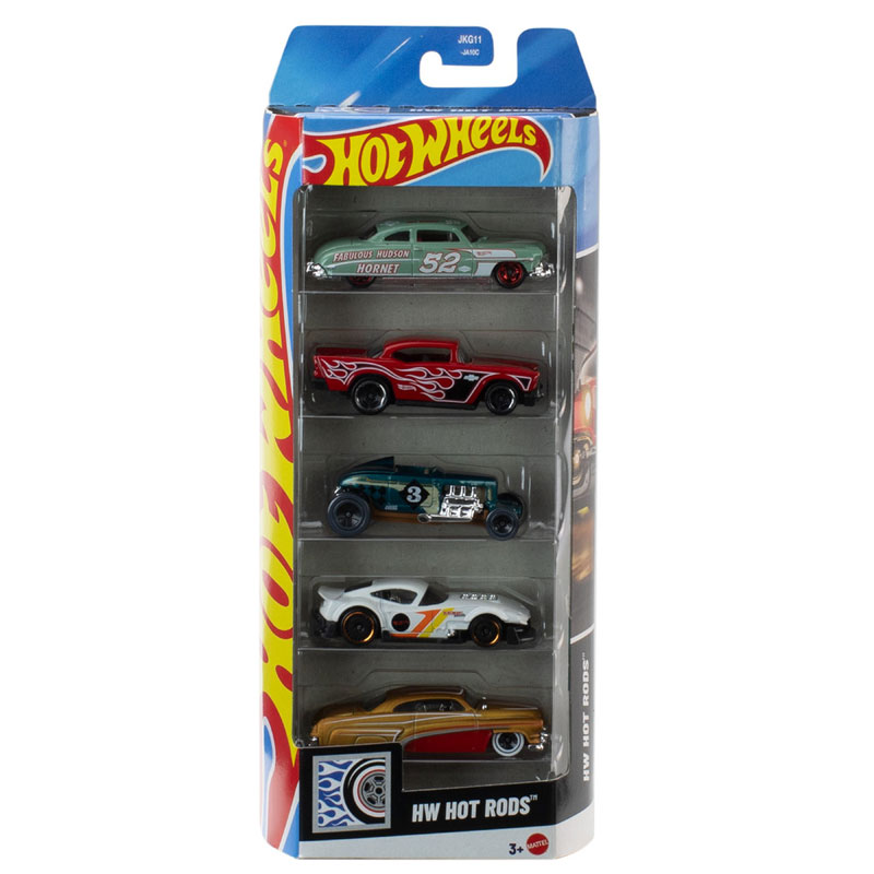Mattel Hot Wheels Αυτοκινητάκια K Σετ Των 5 HW Hot Rods JKG11