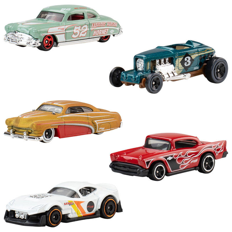 Mattel Hot Wheels Αυτοκινητάκια K Σετ Των 5 HW Hot Rods JKG11