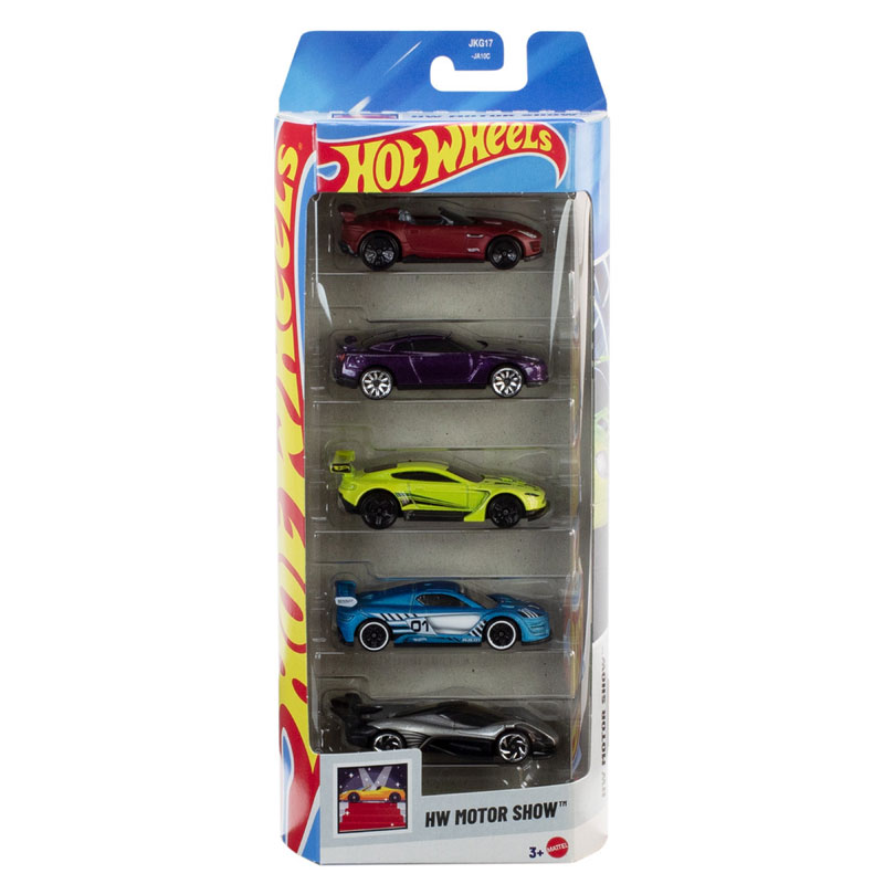 Mattel Hot Wheels Αυτοκινητάκια N Σετ Των 5 HW Motor Show JKG17
