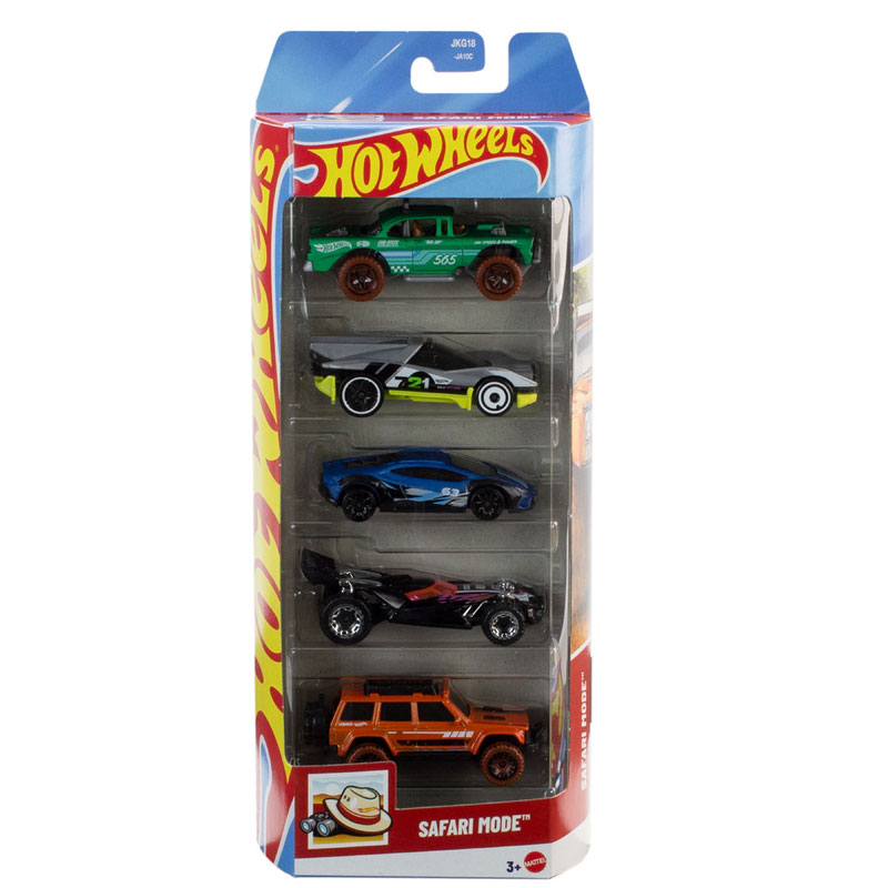 Mattel Hot Wheels Αυτοκινητάκια N Σετ Των 5 Safari Mode JKG18