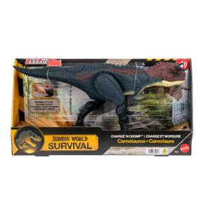 Mattel Jurassic World Charge 'N Chomp™ Carnotaurus με ήχους & λειτουργία επίθεσης 43cm JKG85
