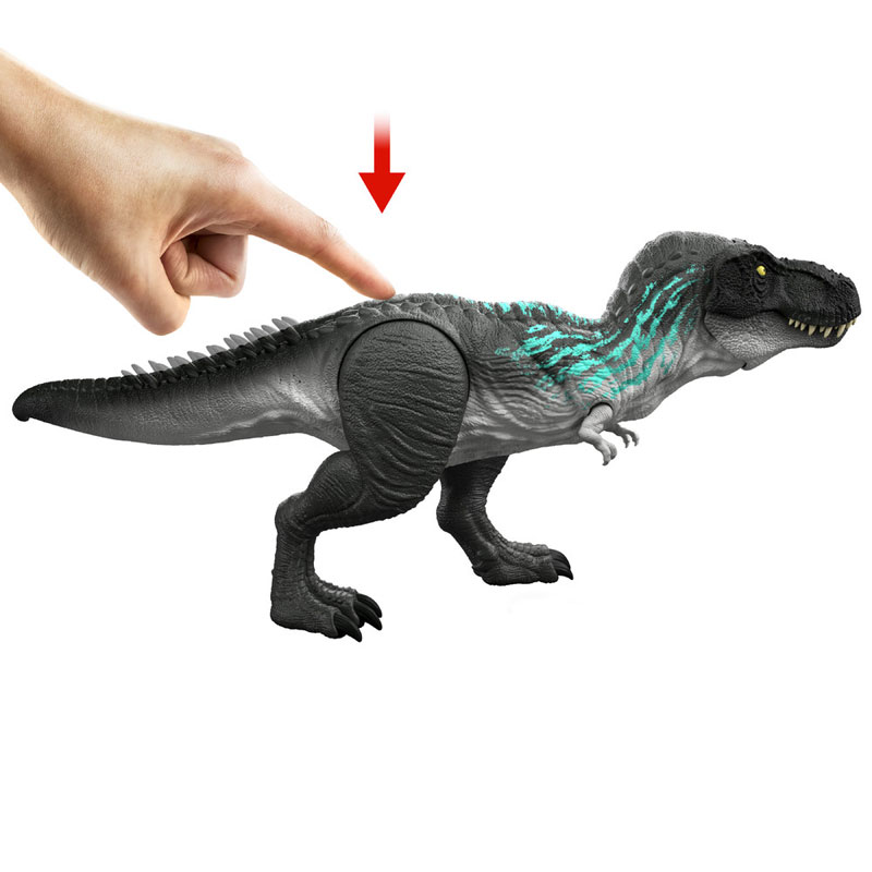 Mattel Jurassic World Rebirth Muscle Madness™ T-Rex με ήχους & λειτουργία επίθεσης JKG92