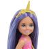Mattel Barbie Chelsea Παραμυθένιος Κόσμος - Μονόκερος Μωβ Μαλλιά JKH58