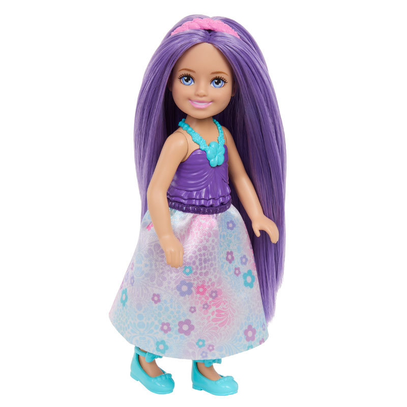 Mattel Barbie Chelsea Παραμυθένιος Κόσμος - Πριγκίπισσα Μωβ Μαλλιά JKH60