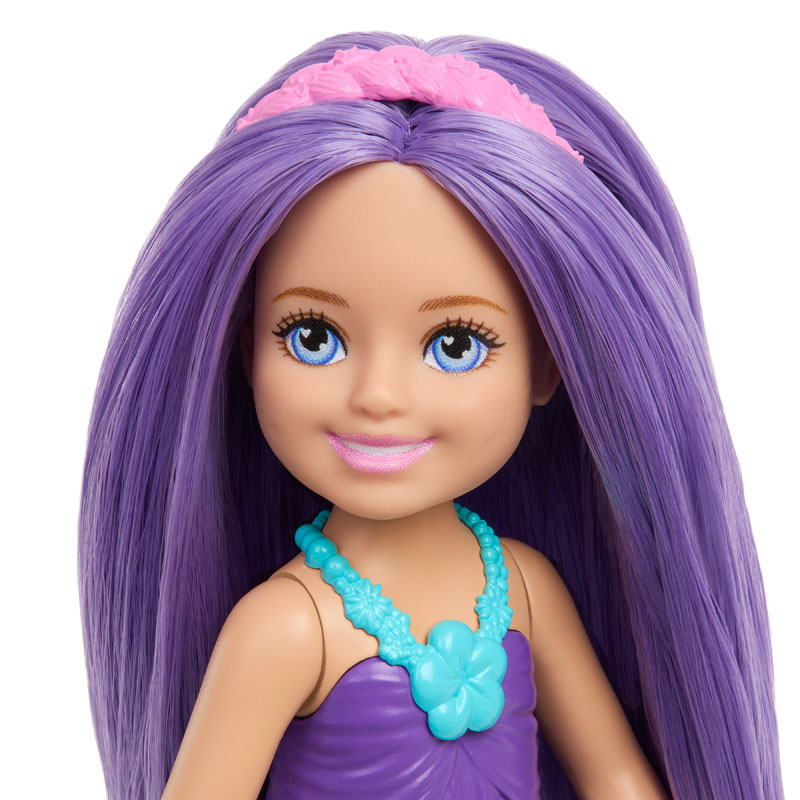 Mattel Barbie Chelsea Παραμυθένιος Κόσμος - Πριγκίπισσα Μωβ Μαλλιά JKH60