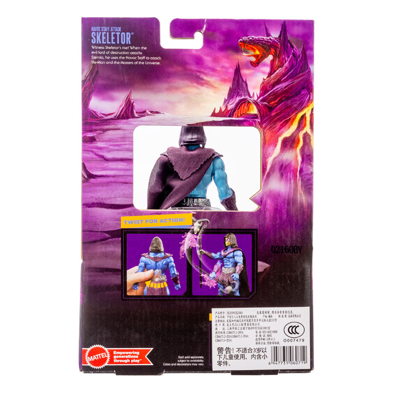 Mattel Masters of the Universe® Chronicles™ Havoc Staff Attack Skeletor®