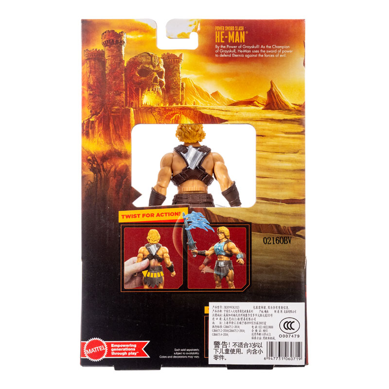 Mattel Masters of the Universe® Chronicles™ Power Sword Slash He-Man®